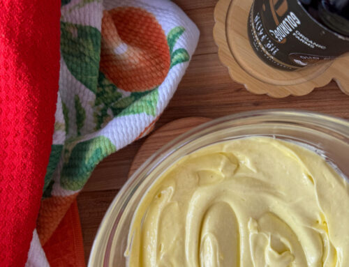 Cultured Homemade Spreadable Butter with Olive Oil