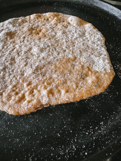 cooking flatbread