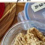 Refresh Your Whole Wheat Einkorn Sourdough Starter Using the 20-60-100 Method Pin