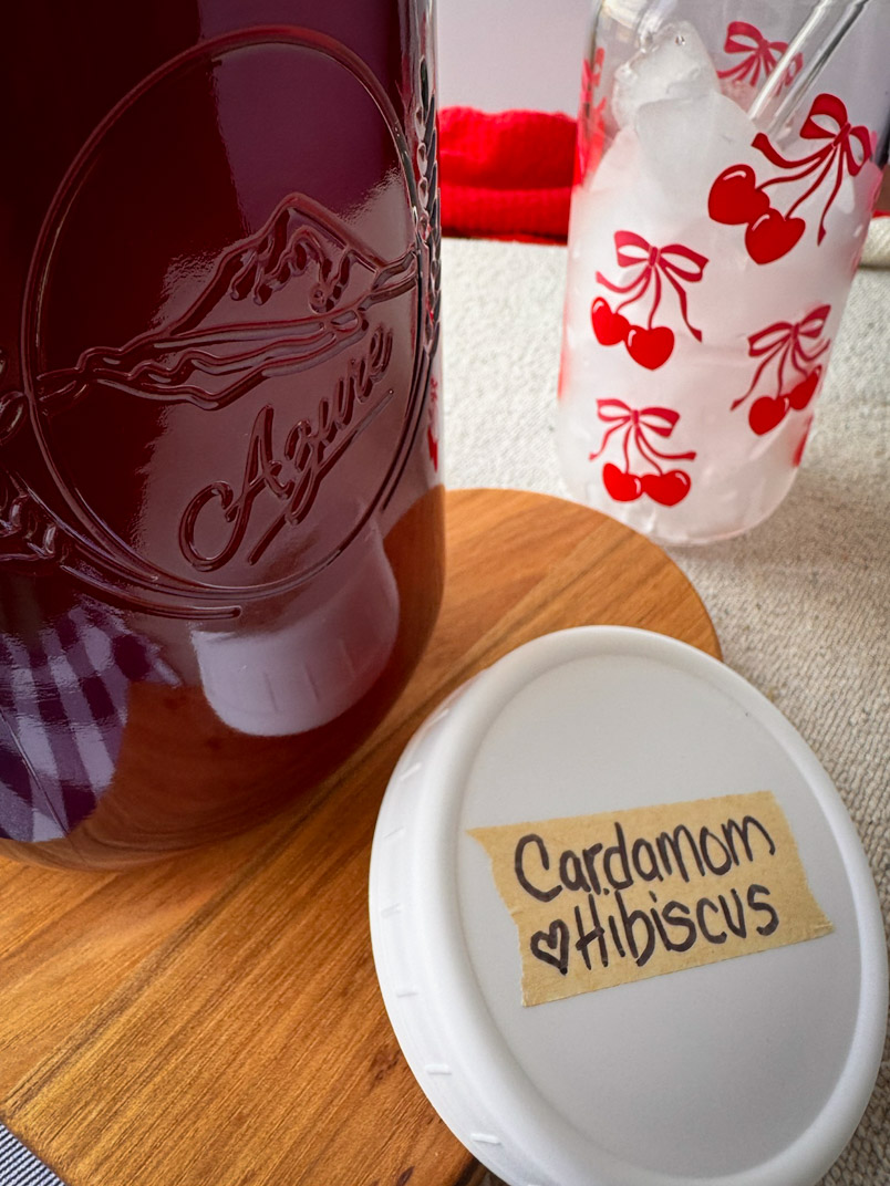 iced cardamom hibiscus tea recipe