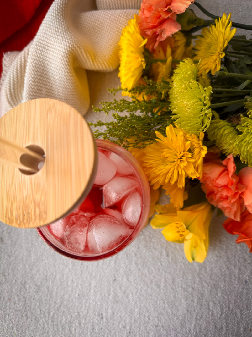 iced hibiscus tea