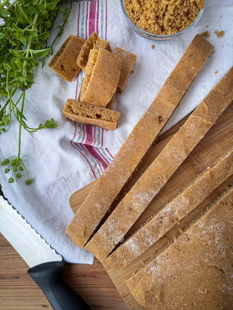 Sliced whole wheat sourdough einkorn