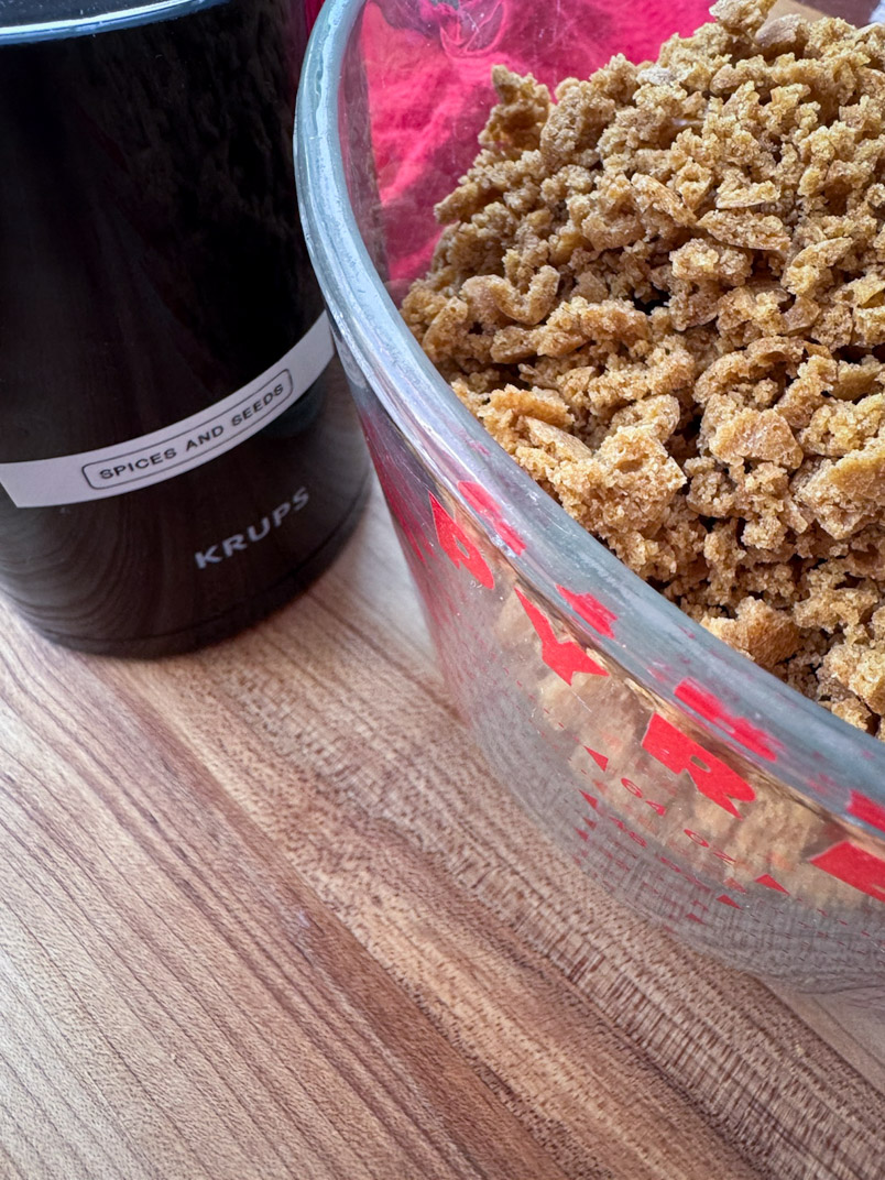 dehydrated sourdough breadcrumbs