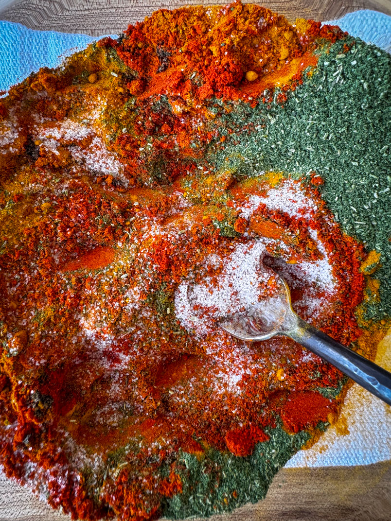 Mixing Homemade All-Purpose Season Salt