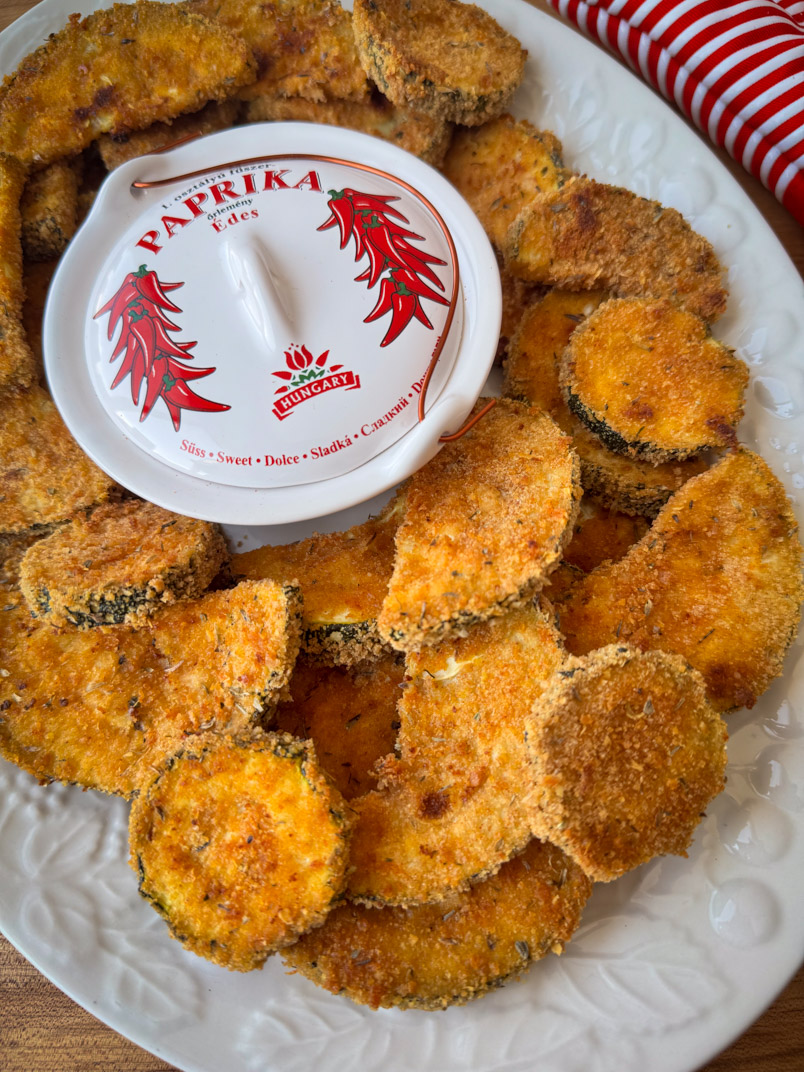 Baked Breaded Zucchini Side Dish