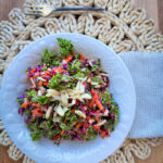 healthy salad recipe with kale and ginger