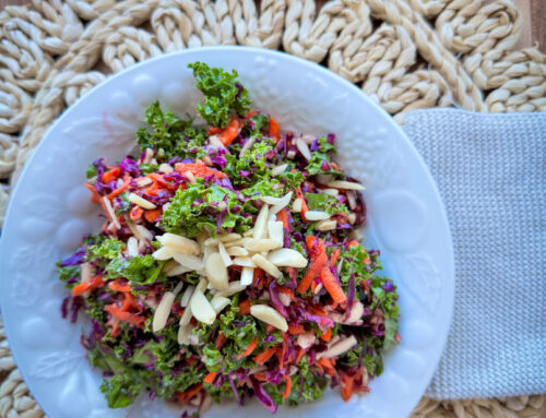 Cabbage and Kale Crunch Salad