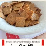 whole wheat einkorn sourdough crackers