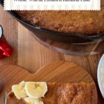 whole wheat einkorn banana cake