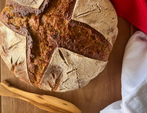 Artisan Einkorn Whole Wheat Sourdough Bread