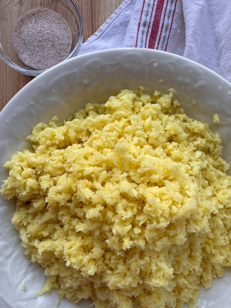 ginger root chopped fine for a fermented ginger relish ginger root chopped fine for a fermented ginger relish