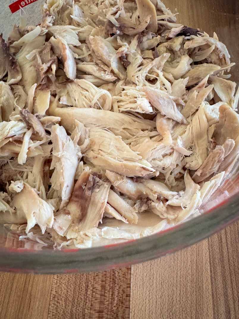healthy shredded chicken