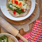 Egg and Sauerkraut Sourdough Flatbread breakfast recipe