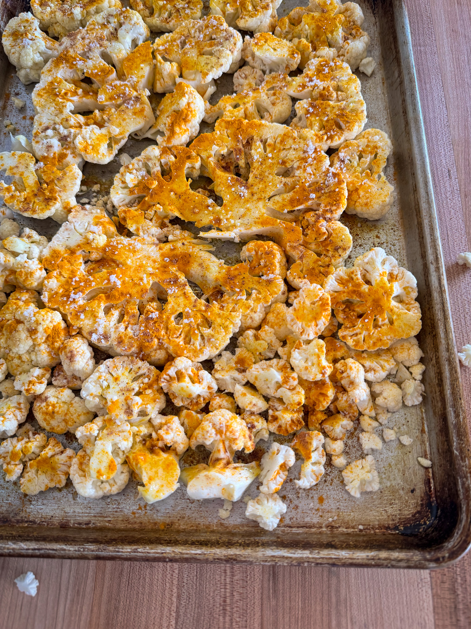 cauliflower with turmeric