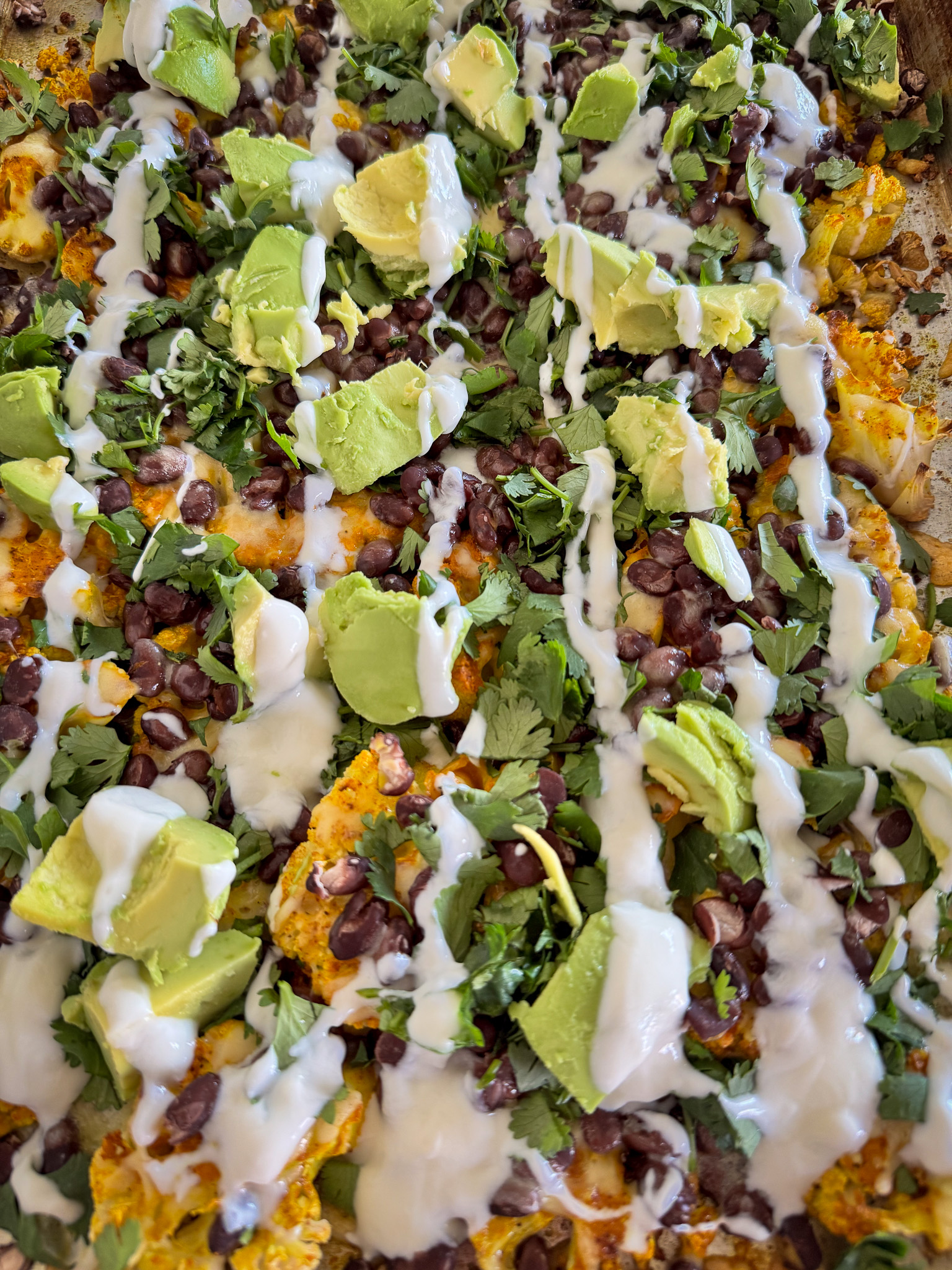 Slow Baked Cauliflower & Black Beans