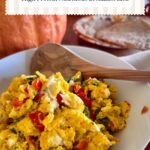high protein egg and pumpkin breakfast