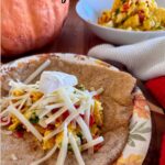 From scratch pumpkin and pepper eggs