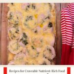 Healthy homemade poblano chicken dinner