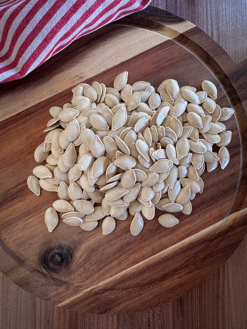 healthy dried pumpkin seeds