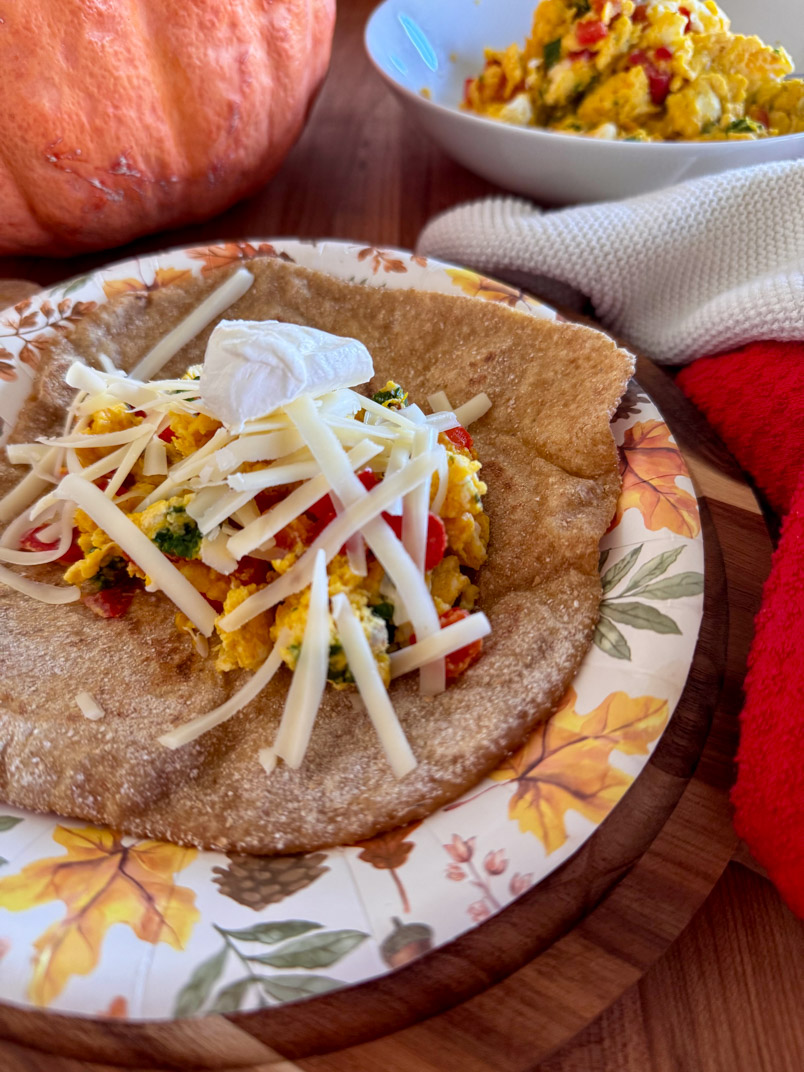 pumpkin egg breakfast