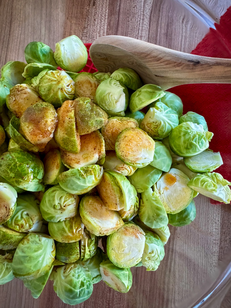 brussel sprouts with seasoning