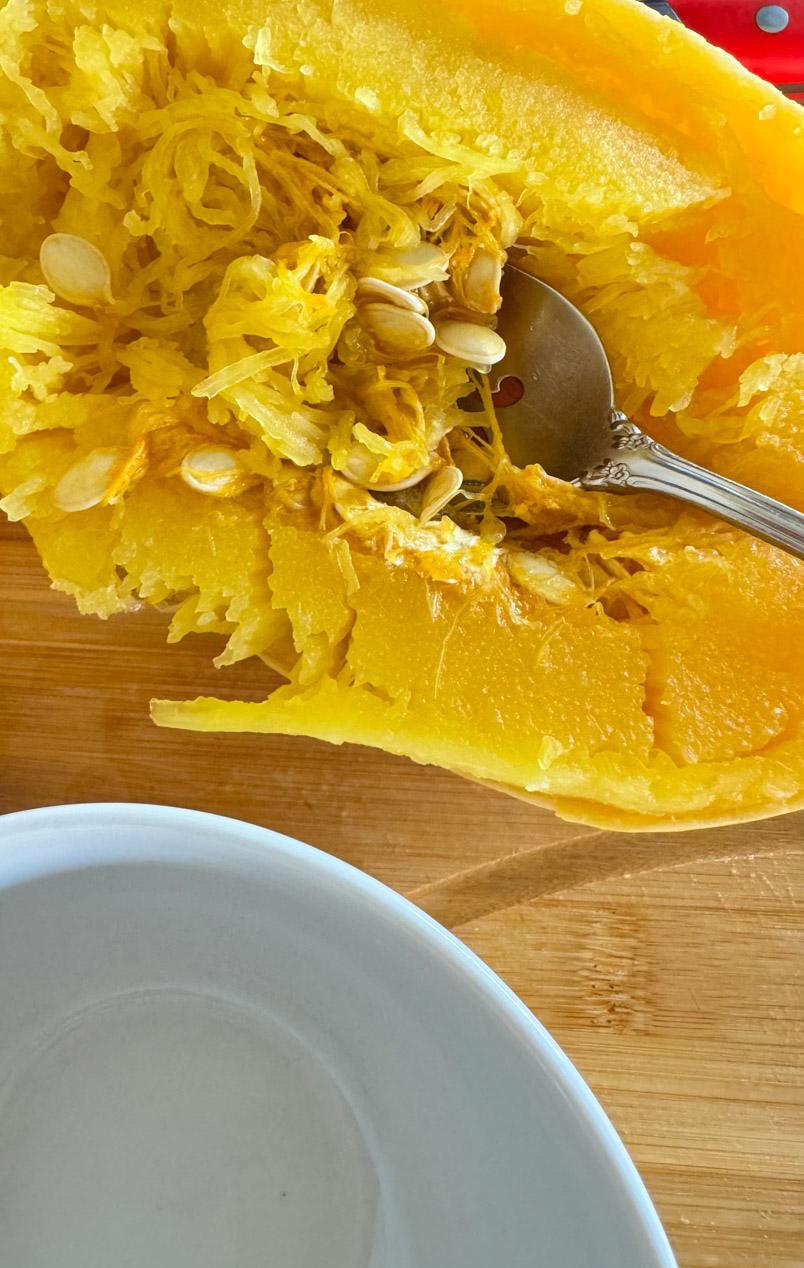 spaghetti squash strands