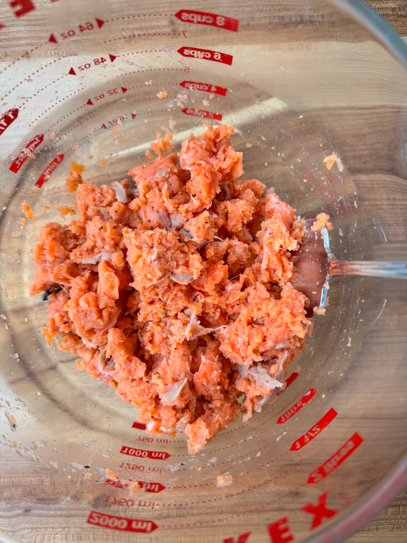 ground salmon for healthy salmon fish sticks