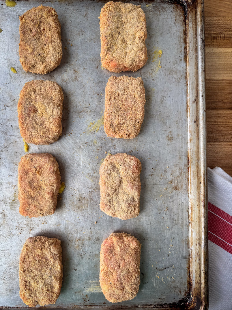 baked salmon fish stick high protein dinner