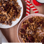 maple pecan granola