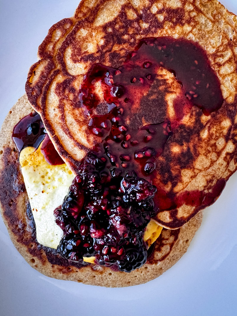 einkorn pancake breakfast