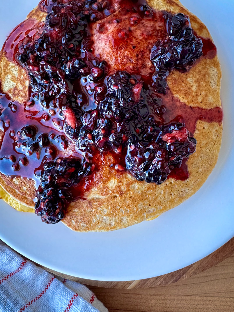 fresh milled wheat for sourdough einkorn pancakes