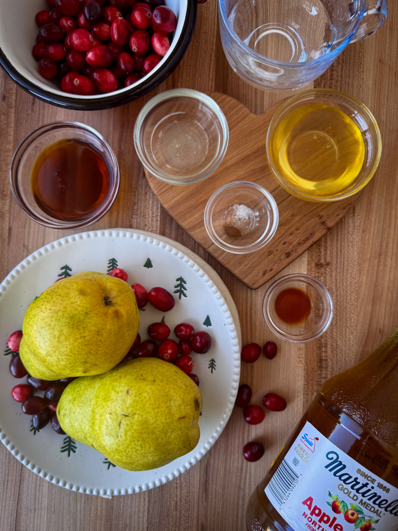 cranberry pear sauce ingredients cranberry pear sauce ingredients