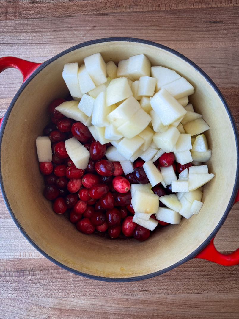 cranberries and pears cranberries and pears