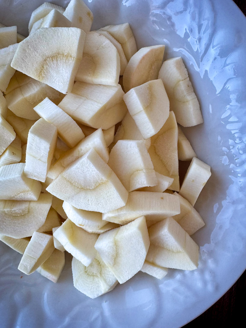 parsnips for lentil soup