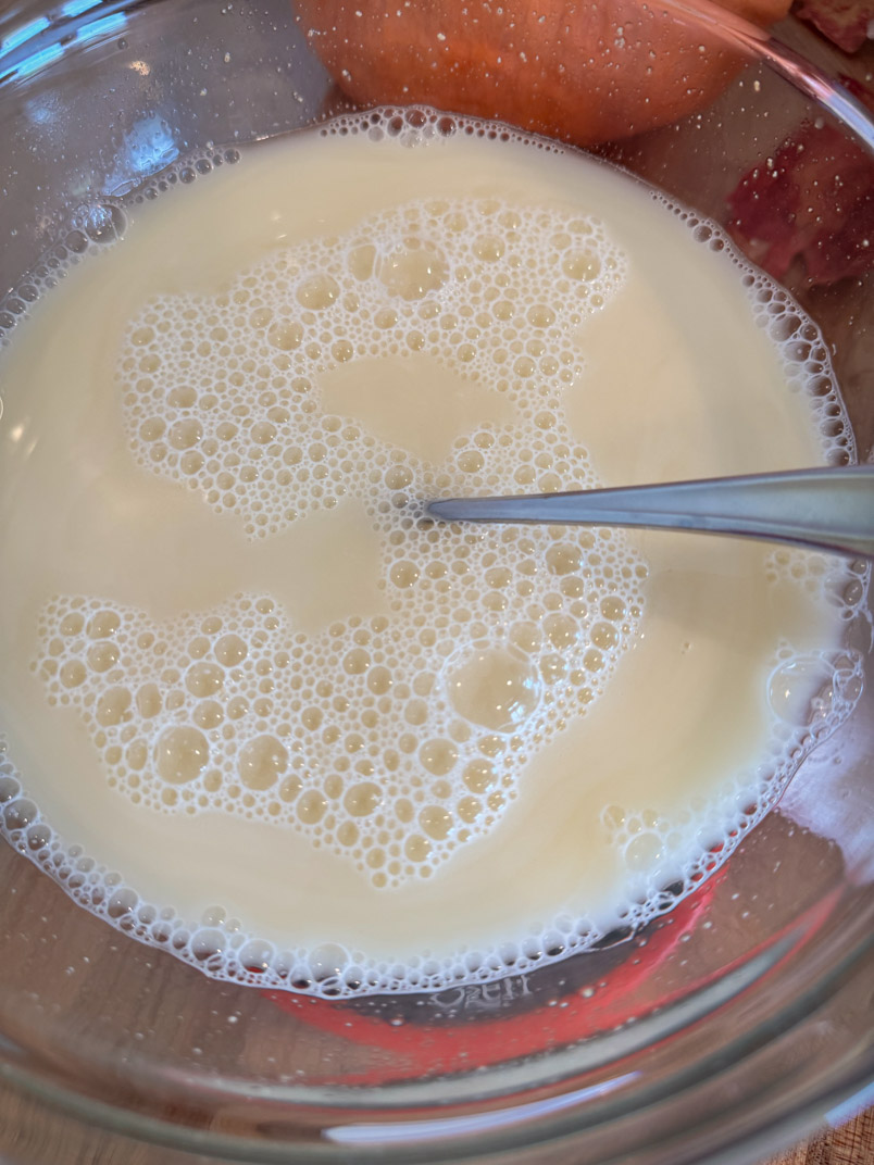 sourdough starter prep