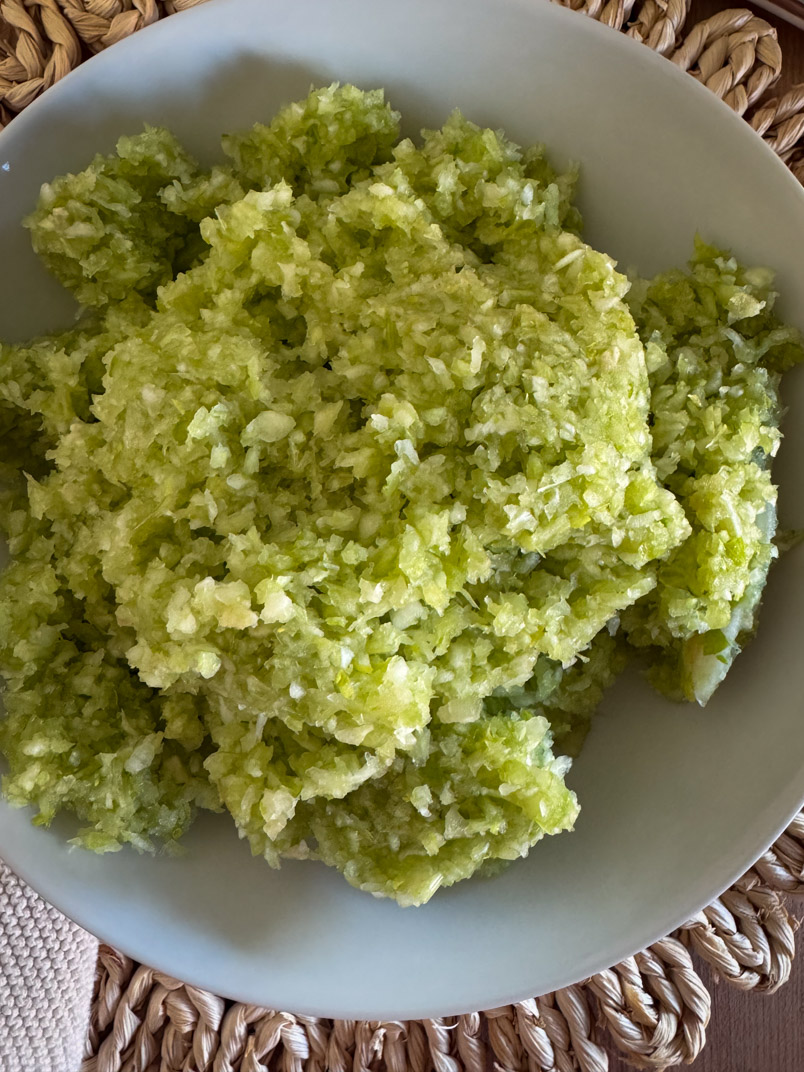 finely chopped celery for celery and onion stuffing
