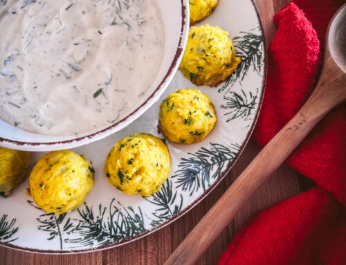 Cultured Chive Dip with Arugula