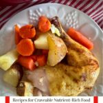 Old fashioned chicken dinner with pasture raised chicken