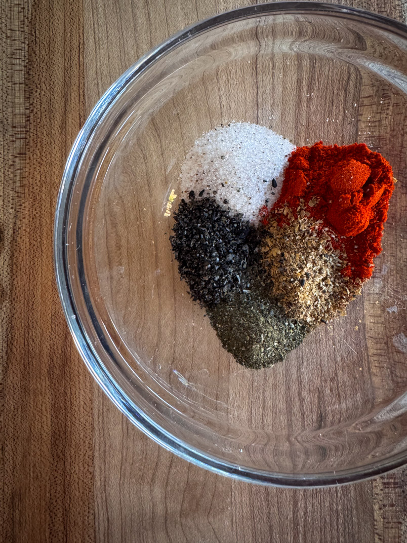 sea salt, kelp, black seed, paprika, coriander