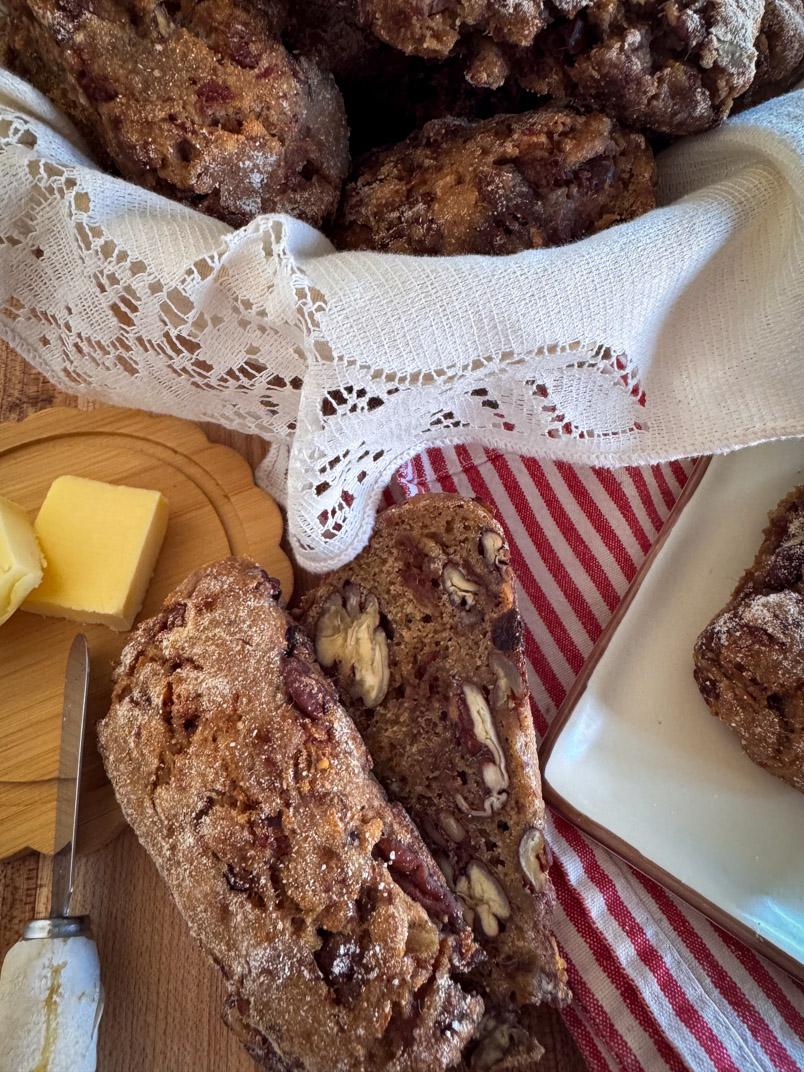 Einkorn Sourdough Breakfast Bars – Pecan Date