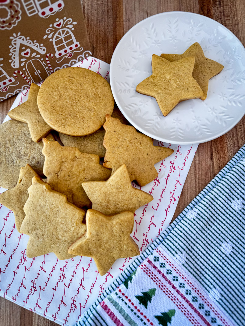 Baked Einkorn Sugar Cookies with Vanilla Bean