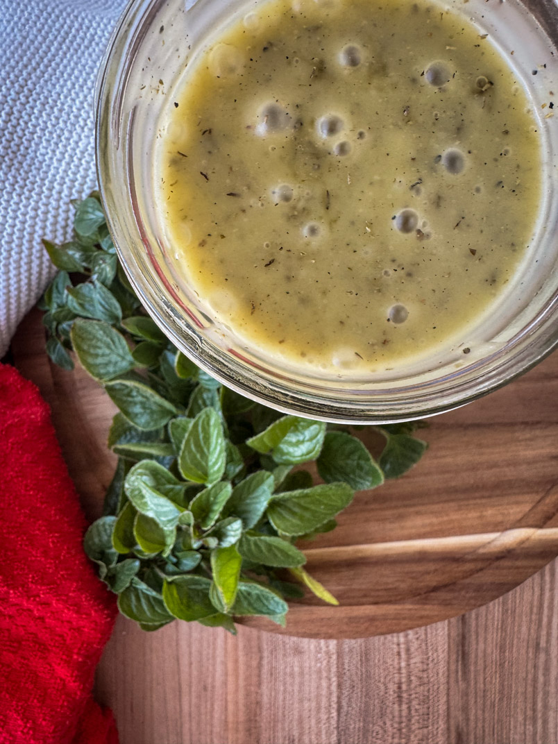 oregano vinaigrette with honey