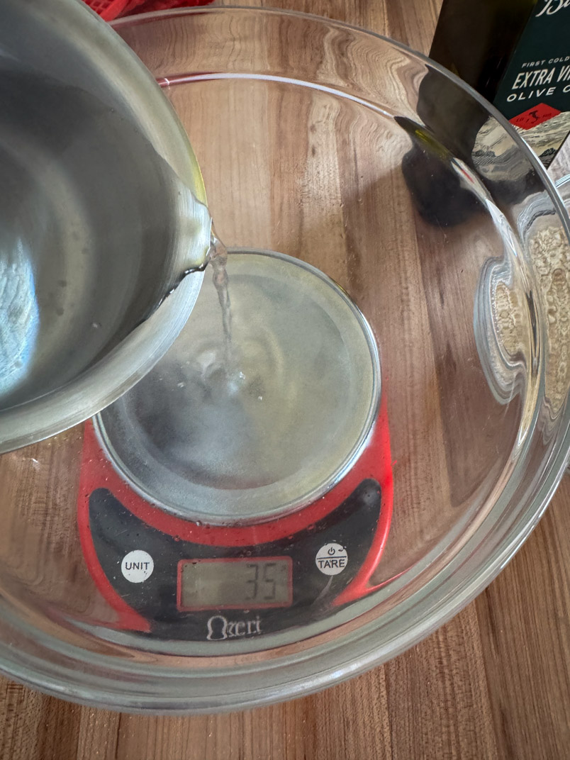 boiling water for making flatbread without yeast
