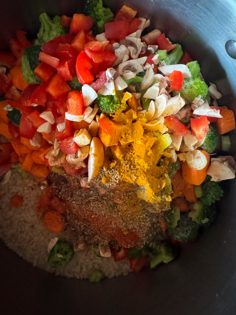 vegetables for nutrient dense soup