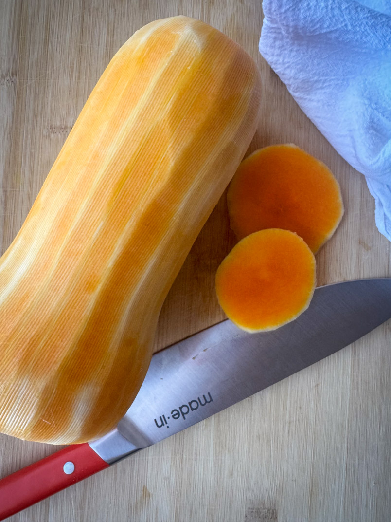 peeled butternut squash