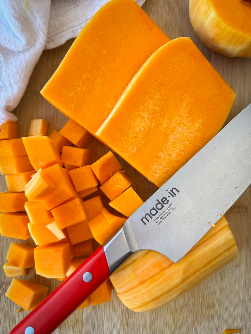 prep butternut squash