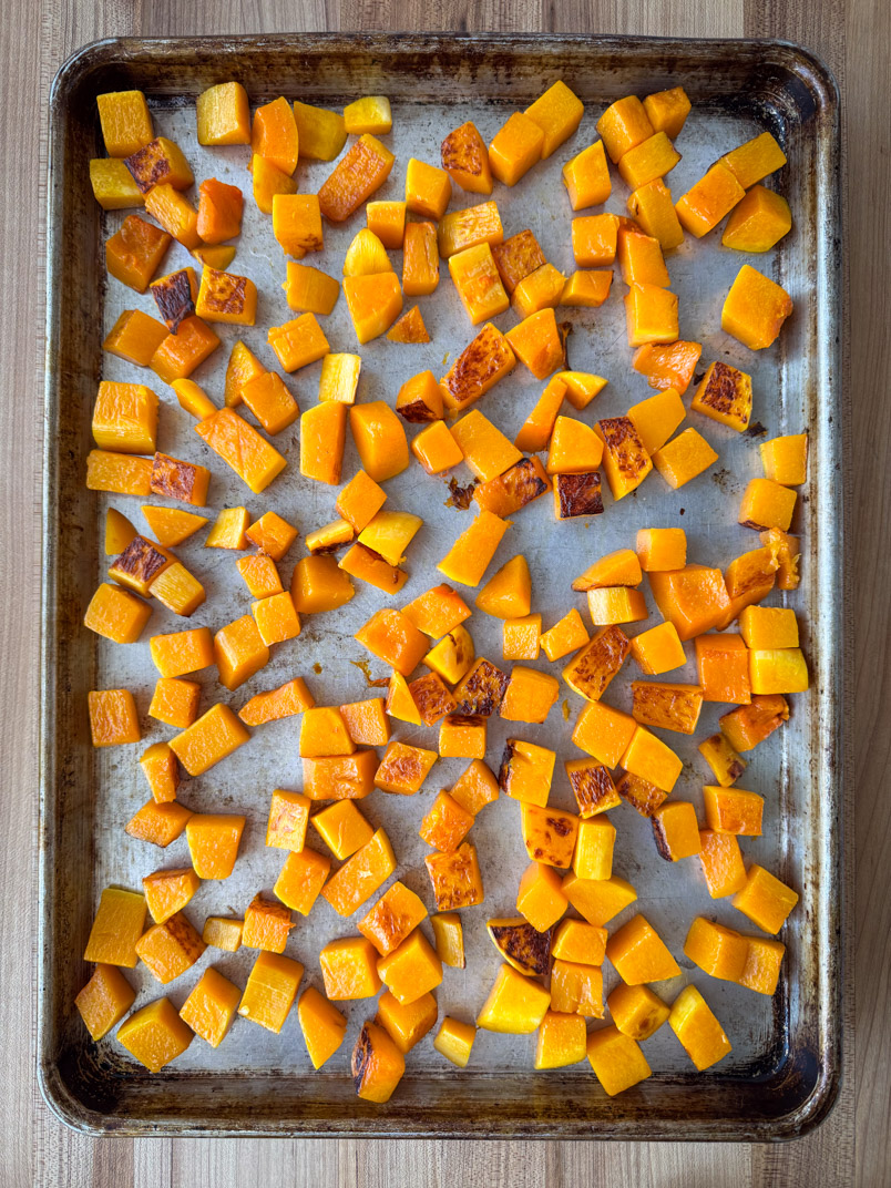 sheet pan butternut squash