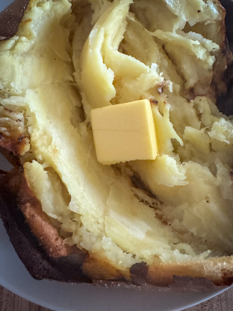 savory sweet potato recipe with butter
