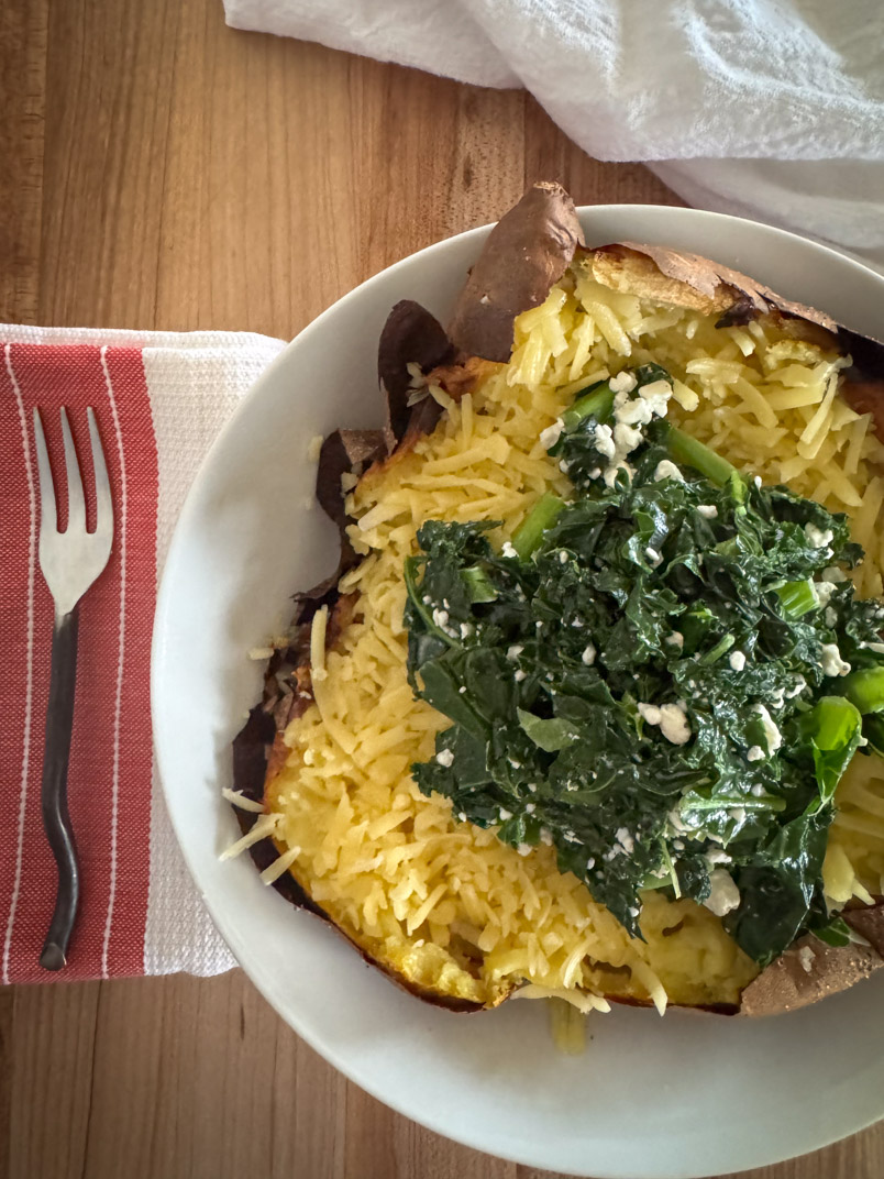 healthy sweet potato meal