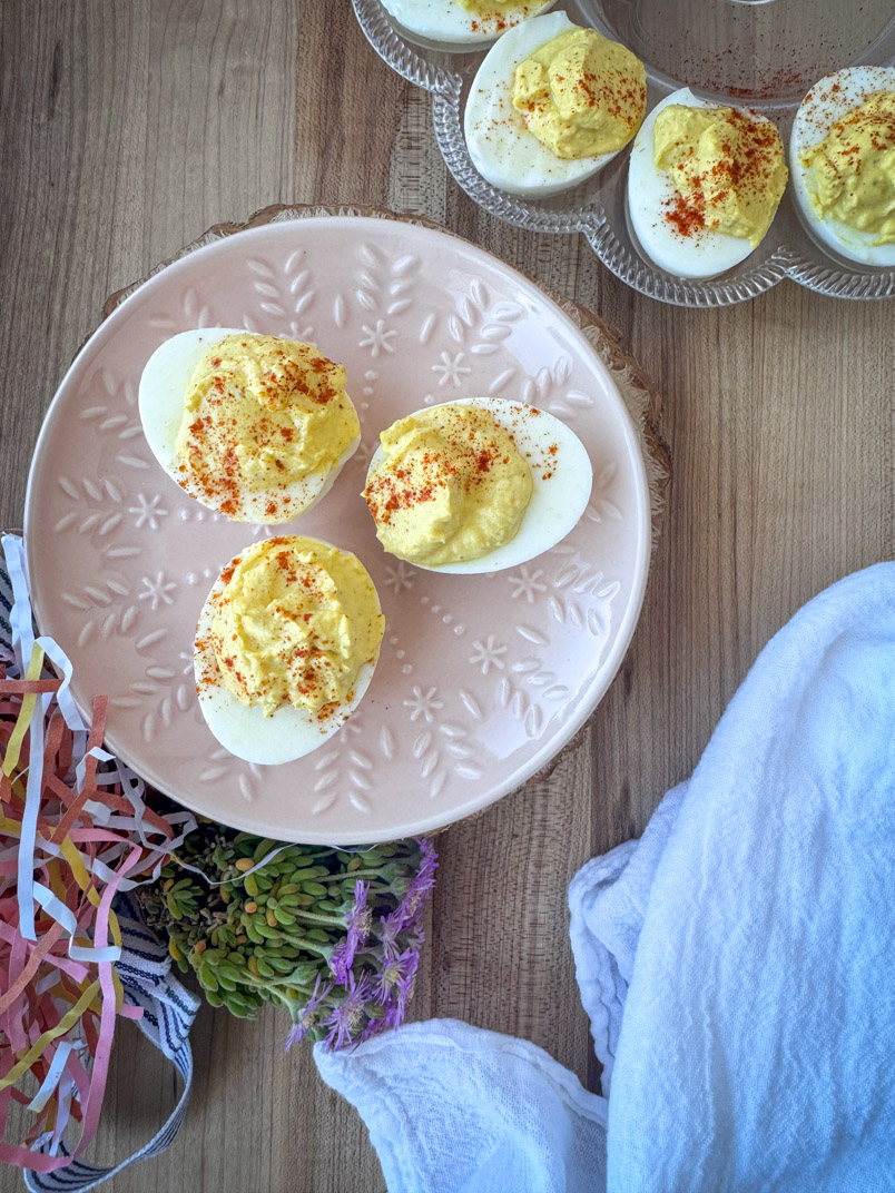 healthy deviled egg appetizer